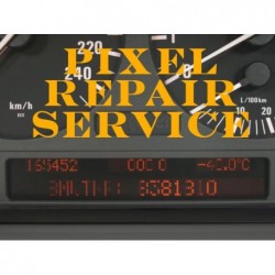 BMW E39 E38 E53 INSTRUMENT CLUSTER AND MID RADIO PIXEL REPAIR SERVICE COMBO