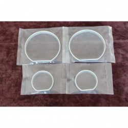 BMW E46 3-ser Silver/Titan color Snap ON Gauges rings for instrument cluster