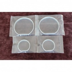 BMW E46 3-ser Silver/Titan color Snap ON Gauges rings for instrument cluster