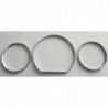 Mercedes-Benz W210 Facelift Snap on Silver Satin Color Gauges Rings