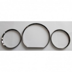 Mercedes-Benz W210 Facelift Snap on Black Chrome Color Gauges Rings