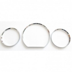 Mercedes-Benz W210 Facelift Snap on Chrome Color Gauges Rings