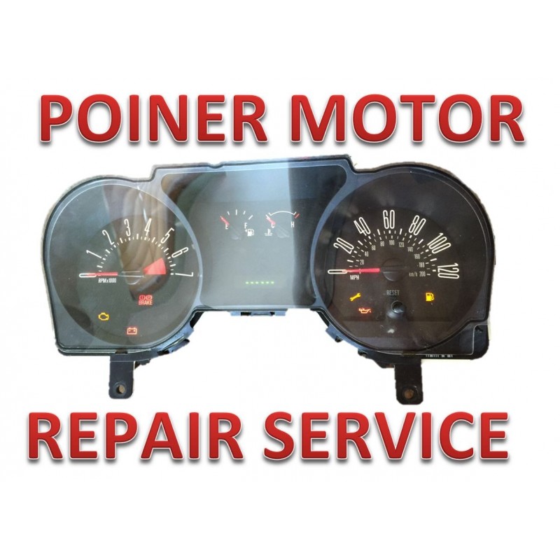 Stepper Motor Repair Service for Ford Mustang instrument clusters