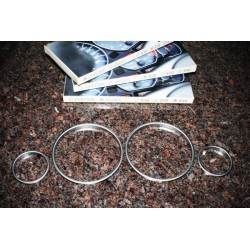 BMW E38 7-ser/E39 5-ser/E53 X5 Silver/Titan color gauges rings for instrument cluster